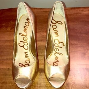 Sam Edelman platform heels.  Size 8